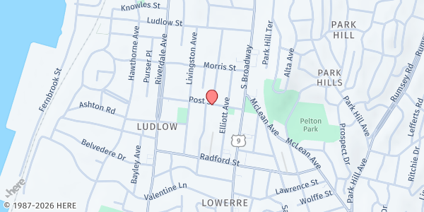 Map showing San Andres Church MFP - Yonkers at 22 POST ROAD, YONKERS, NY