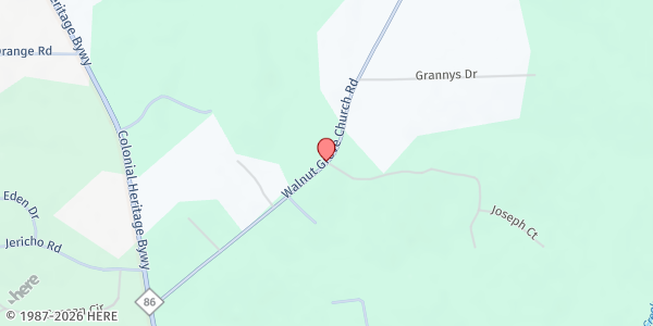 Map showing Teen Central at 1701 Walnut Grove Church Road, Arrowhead, NC