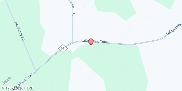 Map showing Zion Grove MBC at 1631 NC Hwy 561 W, Aulander, NC