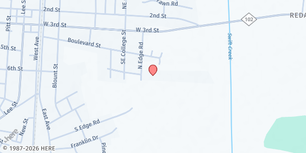 Map showing Anointed Ones Church Of Deliverance International at 4271 Edge Road, Ayden, NC