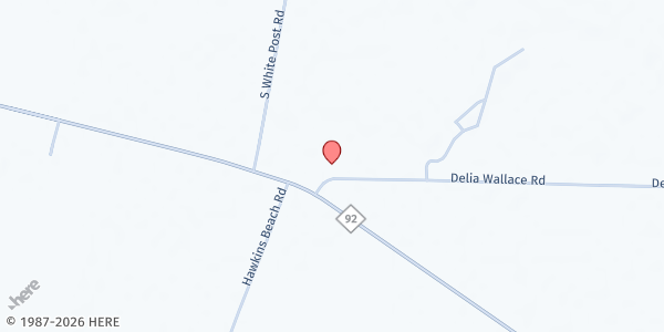 Map showing MFP Bath (Athens Chapel) at 35 Delia Wallace Rd., Bath, NC