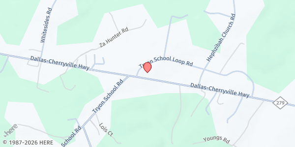 Map showing Mt Pisgah at 273 Tryon School Loop Rd, Bessemer City, NC