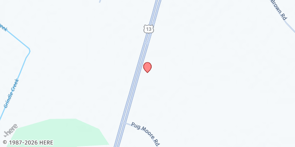 Map showing Christ Temple Holiness Church at 5058 Hwy. 11 N., Bethel, NC