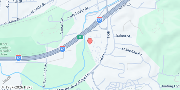 Map showing Black Mountain Ingles [HURRICANE RELIEF] at 550 NC-9, Black Mountain, NC