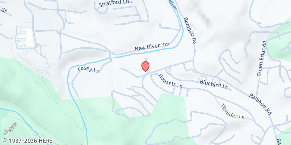 Map showing Hospitality House of Boone - Food Distribution Center at 338 Brook Hollow Rd, Boone, NC
