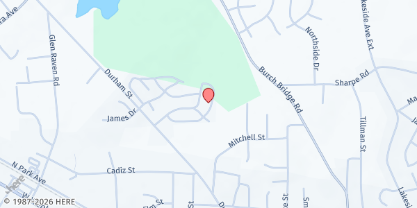 Map showing ARCAP Community Action Agency, Inc. at 142 S. Lexington Ave., Burlington, NC