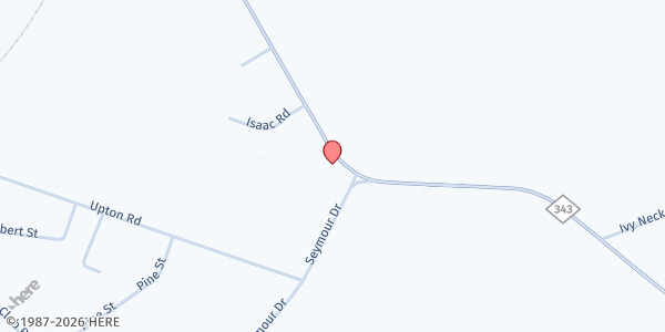 Map showing Camden Food Pantry at 197 NC Hwy 343, Camden, NC