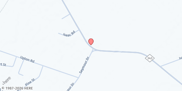 Map showing Mt. Zion COGIC at 118 S. Hwy. 343, Camden, NC