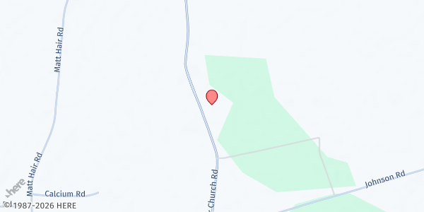 Map showing Savannah Missionary Baptist at 6675 Tabor Church Road, Cape Fear, NC