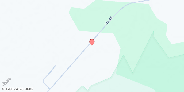 Map showing St. John Holiness Church at 9246 Gip Road, Cape Fear, NC