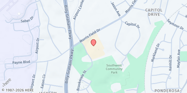 Map showing Central Piedmont Community College Emergency Food Pantry @ Harris Campus at 3210 Cpcc Harris Campus Dr, Charlotte, NC