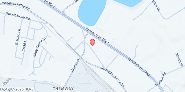 Map showing Greater Salem Church - Nourish up at 5318 Salem Church Road, charlotte, NC