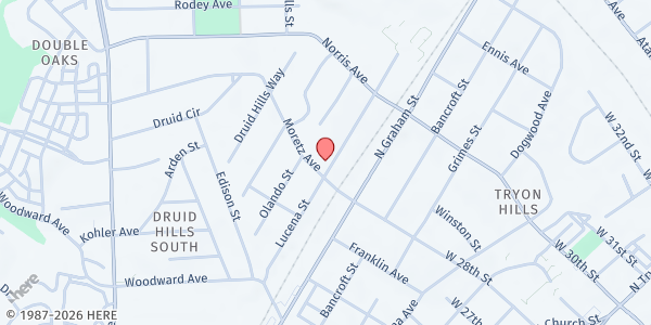 Map showing If My People Mission Center at 2511 Lucena St, Charlotte, NC