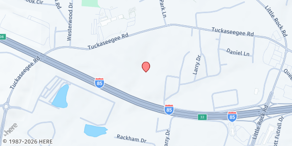 Map showing Mt. Carmel Baptist Church at 7237 Tuckaseegee Road, charlotte, NC