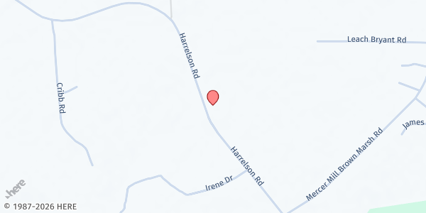 Map showing Caring & Sharing, INC. - Clarkton at 1503 Harrelson Rd., Clarkton, NC