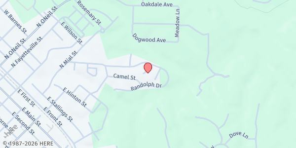 Map showing Ties for Guys Men's Ministry at 49 Herndon Ct., Clayton, NC