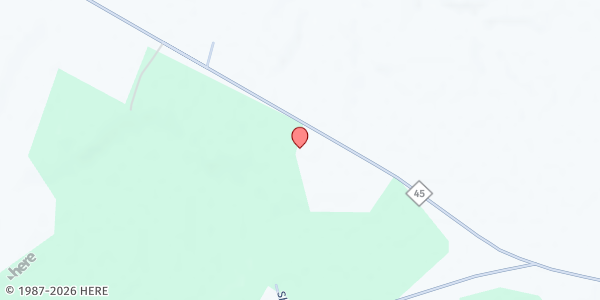 Map showing Victory of Praise Food Pantry at 1750 NC Highway 45 South, Cofield, NC