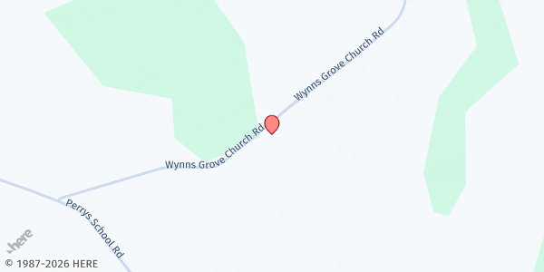 Map showing MFP Bertie at 221 Wynns Grove Church Rd., Colerain, NC