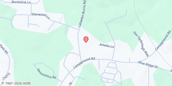 Map showing East Lincoln Christian Ministry at 4278 Catawba Burris Rd, Denver, NC