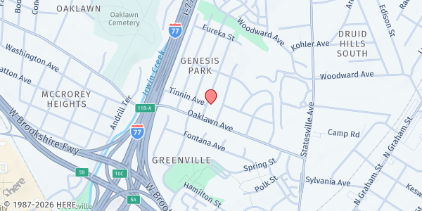 Map showing Harvest Center - Double Oaks at 1800 Brewton Drive, Double Oaks, NC