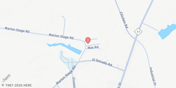 Map showing NORTHSIDE CHURCH OF GOD 759 at 1331 MARION STAGE ROAD, East Side Park, NC