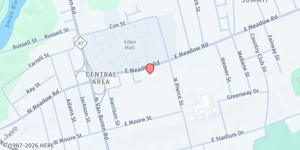 Map showing Samaritan's Cupboard at 220 E. Meadow Rd., Eden, NC