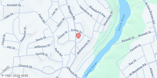 Map showing The Salvation Army - Eden at 314 Morgan Rd, Eden, NC