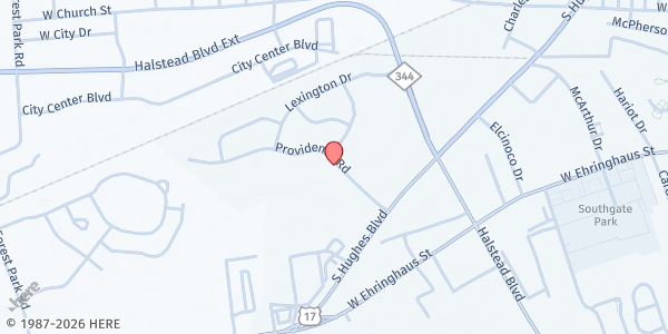 Map showing Church of God of Prophecy at 788 Trinkloe Rd., Elizabeth City, NC