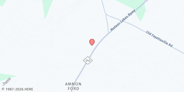 Map showing Windsor UMC at 12863 NC Hwy. 242 N., Elizabethtown, NC