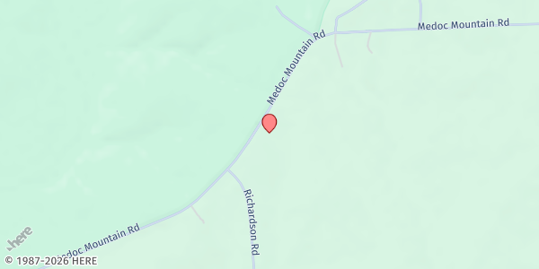 Map showing Ivory Hill Baptist Church at 4505 Medoc Mountain Rd., Enfield, NC