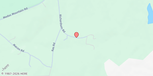 Map showing My Father's House at 543 Richardson Rd., Enfield, NC