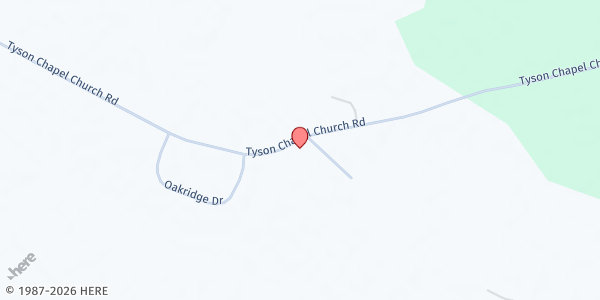 Map showing Bread of Life Ministries, Inc. at 913 Tyson Chapel Church Rd., Farmville, NC