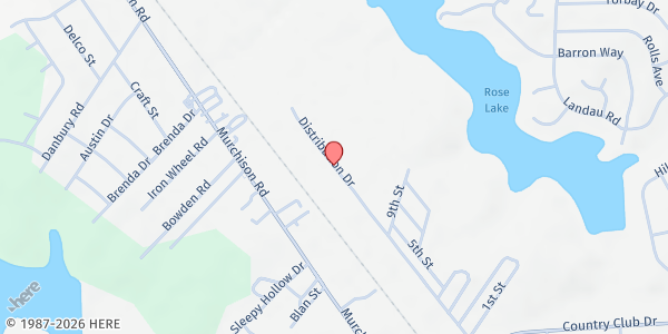 Map showing Cumberland County Distribution Site at Cumberland County Distribution Site, Fayetteville, NC