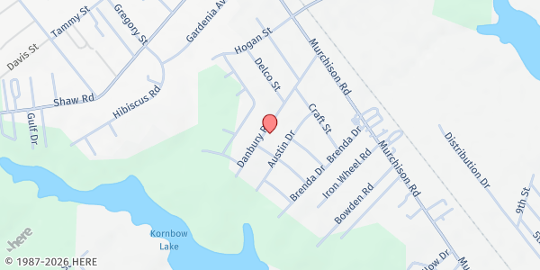 Map showing Grace & Mercy House at 1073 Danbury Rd., Fayetteville, NC