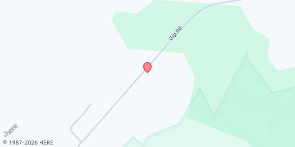 Map showing St. John Holiness Church at 9246 Gip Rd., Fayetteville, NC