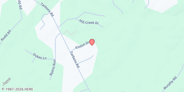 Map showing New Life Outreach Ministries at 1001 Tarboro St., Franklinton, NC