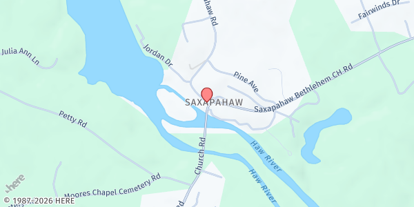 Map showing S.A.F.E - Southern Alamance Family Empowerment at 5950 US 89 S, Graham, NC