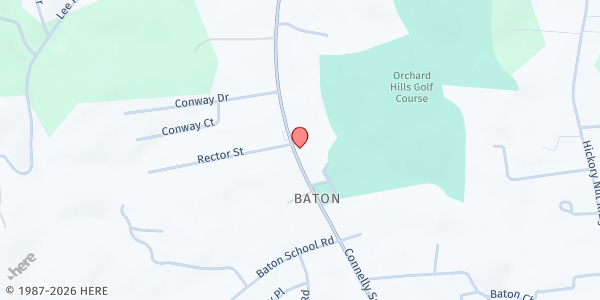 Map showing Bags Of Blessings - Mountain Grove Food Pantry at 2485 Connelly Springs Rd, Granite Falls, NC