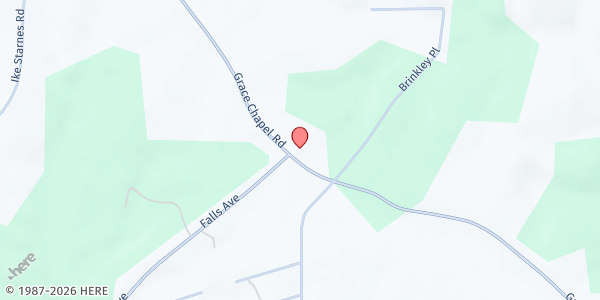 Map showing Grace Chapel Methodist Church at Grace Chapel Methodist Church, Granite Falls, NC