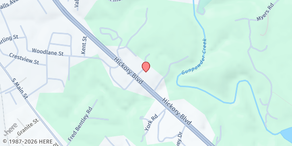 Map showing The Salvation Army - Lenoir at 4370 Hickory Blvd., Granite Falls, NC