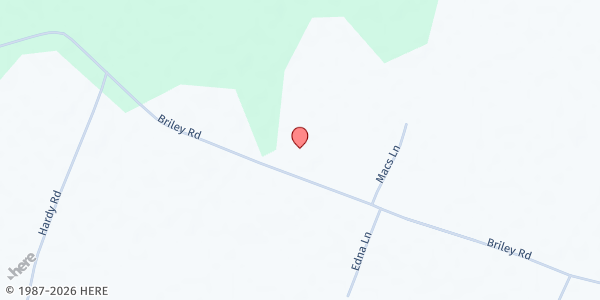 Map showing An-Nissa 2 at 1152 Briley Rd., Greenville, NC