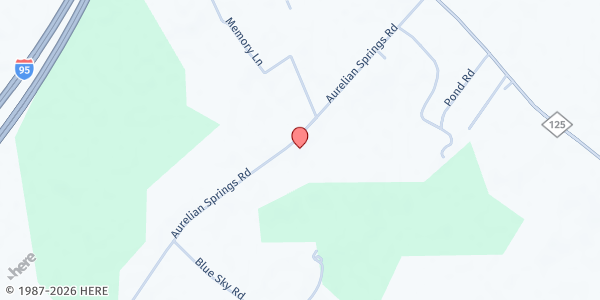 Map showing Twilight Missionary Baptist at 1381 Aurelian Springs Rd., Halifax, NC