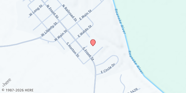 Map showing Morris Lynch Recreational Building at Morris Lynch Recreational Building, Hamilton, NC