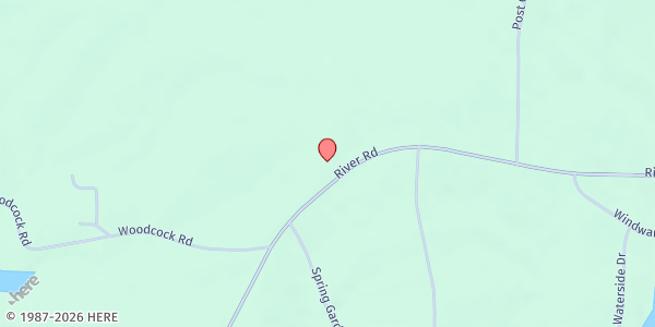 Map showing Big Heart Pantry at 1408 River Rd., Henrico, NC