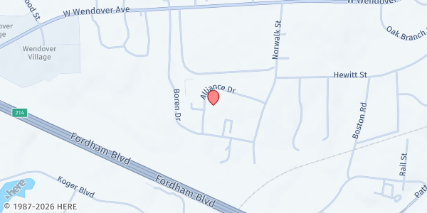 Map showing BackPack Beginnings - Hewitt Area at 3711 Alliance Drive, Hewitt Area, NC