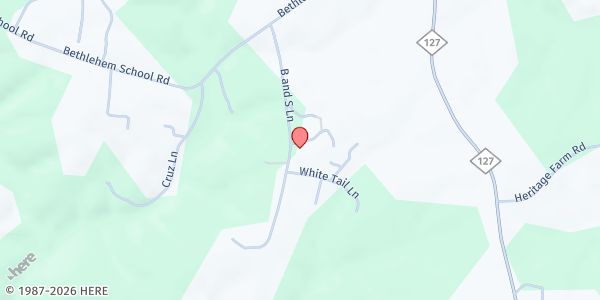 Map showing Bethlehem Church Of God at 351 B and S Ln, Hickory, NC