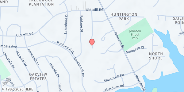 Map showing Five Loaves 2 Fish at 2066, High Point, NC