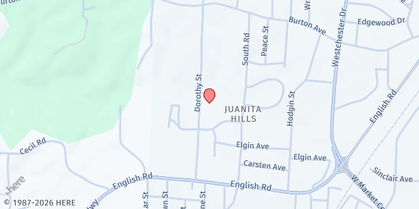 Map showing High Point Christian Center at 234 Dorothy St, High Point, NC