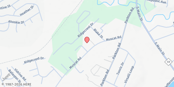 Map showing Solid Rock Bible Church at 5464 Muscat Rd., Hope Mills, NC