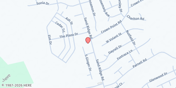 Map showing Open Arms Plain Truth - Hubert at 578 Sandbridge Rd. Ste 5, Hubert, NC